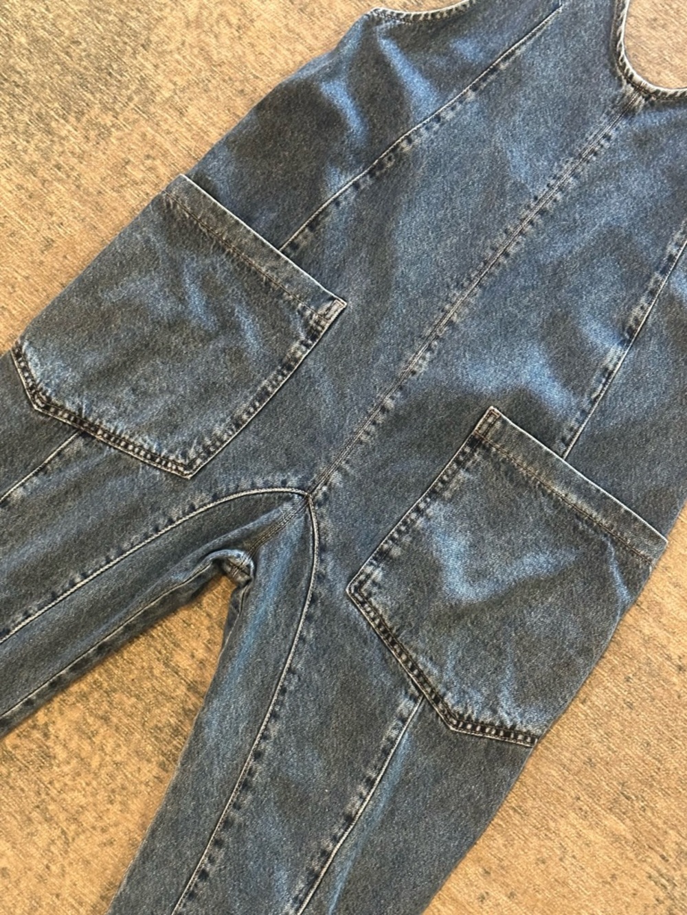 We the Free by Free people high roller denim blue jumpsuit / EUC, no flaws! - Picture 15 of 16